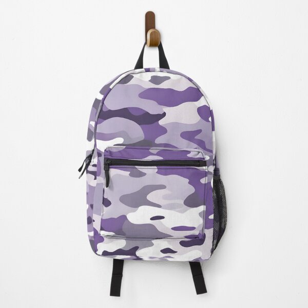 Item preview, Purple and Gray Camouflage pattern designed and sold by TheCamoShop.