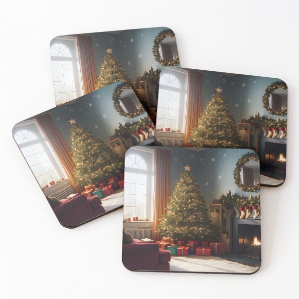 Item preview, Livingroom at Christmas  designed and sold by Hall-O-Gram.