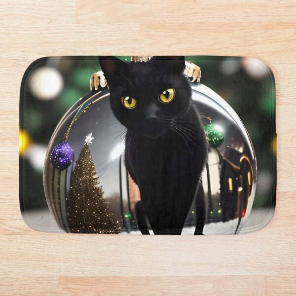 Item preview, Black Cat Bauble designed and sold by JoieW.