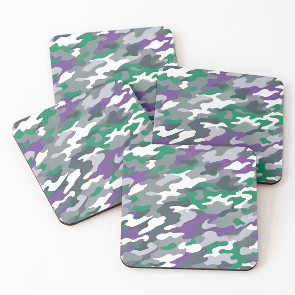 Item preview, Bright Green, Gray and Purple Camo Print designed and sold by TheCamoShop.