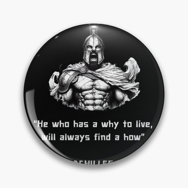 Item preview, Achilles philosophy quote for Gladiators designed and sold by CachoGlorious.