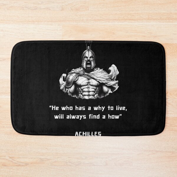Item preview, Achilles philosophy quote for Gladiators designed and sold by CachoGlorious.