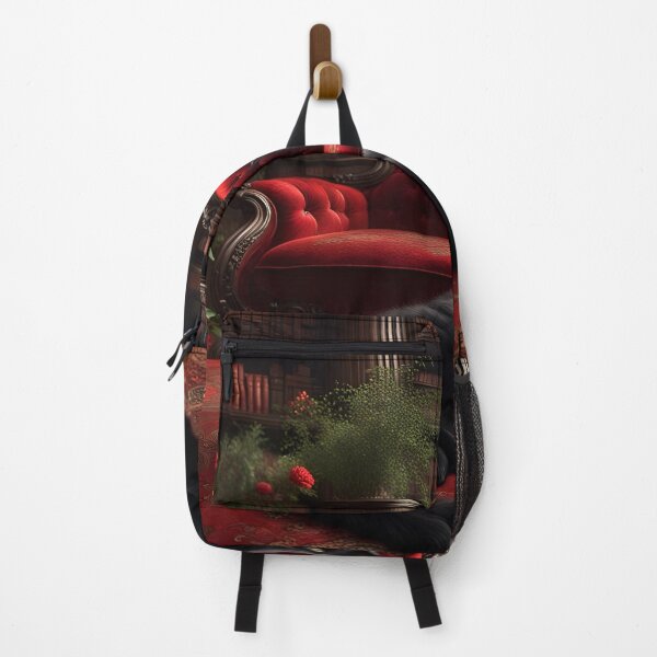 Item preview, Black Cat Red Couch designed and sold by JoieW.
