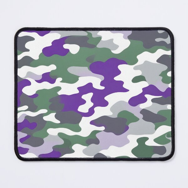 Item preview, Olive Green and Purple Camouflage Print designed and sold by TheCamoShop.
