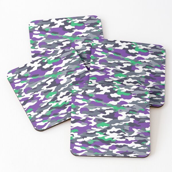 Item preview, Green and Purple Camo Print designed and sold by TheCamoShop.