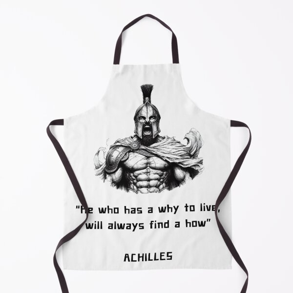 Item preview, Achilles philosophy quote for Gladiators designed and sold by CachoGlorious.