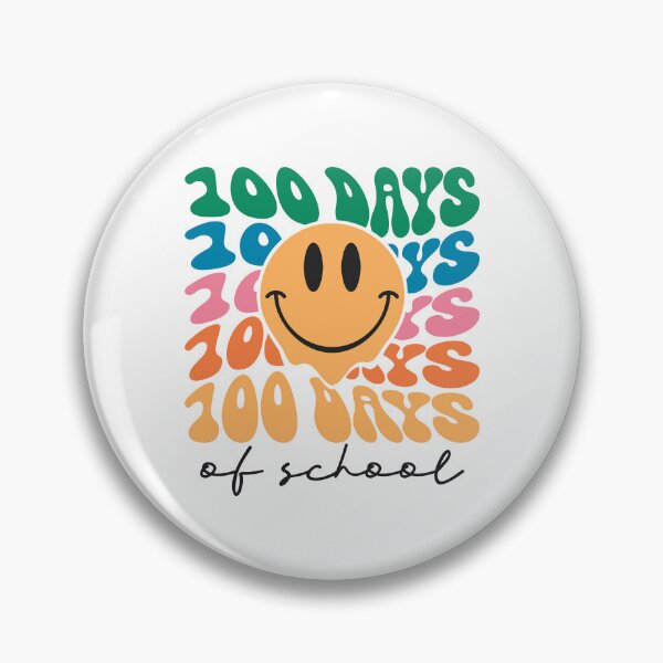 Item preview, 100 days of school Retro Smile designed and sold by hobbybox.