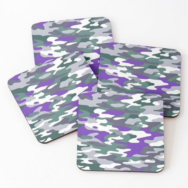 Item preview, Green and Purple Camo Print designed and sold by TheCamoShop.
