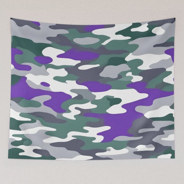 Item preview, Green and Purple Camo Print designed and sold by TheCamoShop.