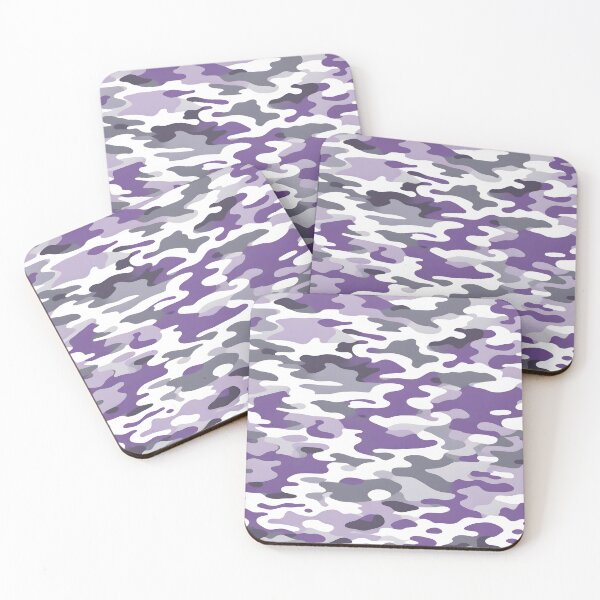 Item preview, purple and Gray Camouflage pattern designed and sold by TheCamoShop.
