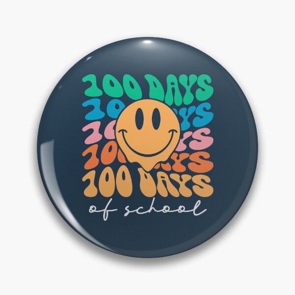Item preview, 100 days of school Retro Smile designed and sold by hobbybox.