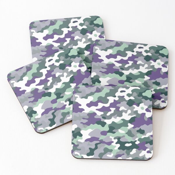 Item preview,  Green and Purple Camouflage designed and sold by TheCamoShop.