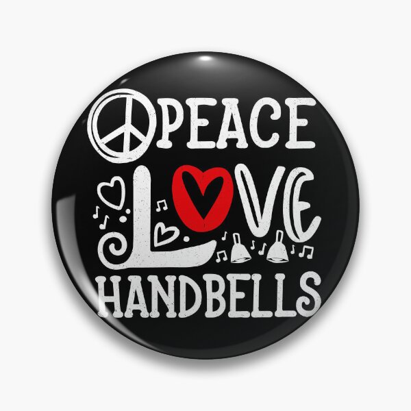 Item preview, Peace Love Handbells For Choir Ringers designed and sold by SubtleSplit.