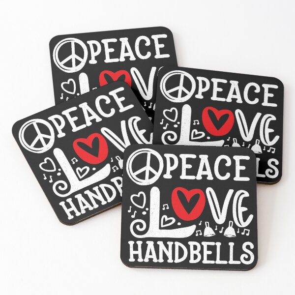 Item preview, Peace Love Handbells For Choir Ringers designed and sold by SubtleSplit.