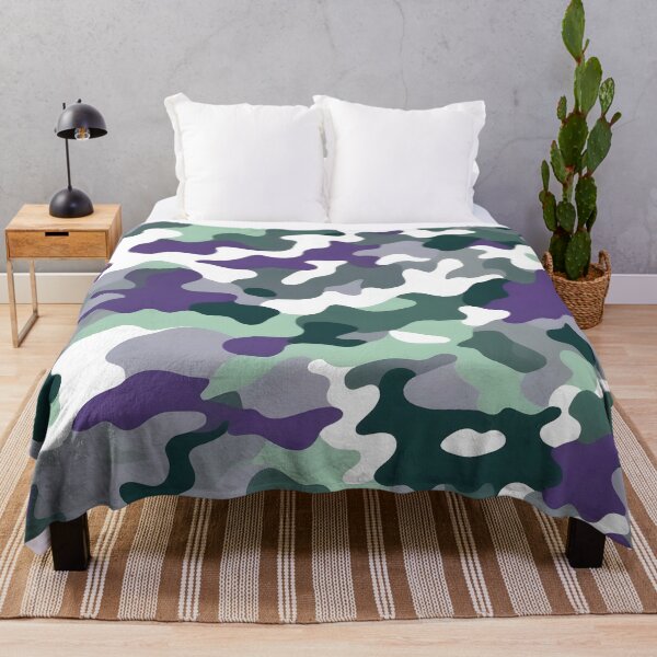 Item preview, Green and Purple Camouflage designed and sold by TheCamoShop.