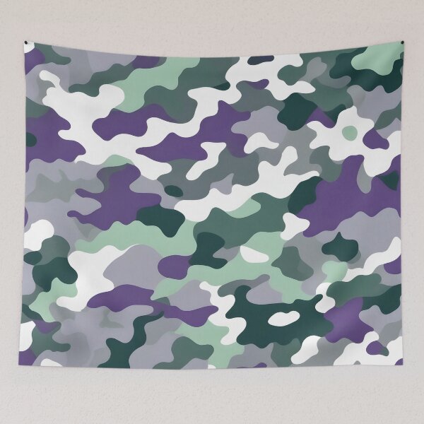 Item preview,  Green and Purple Camouflage designed and sold by TheCamoShop.