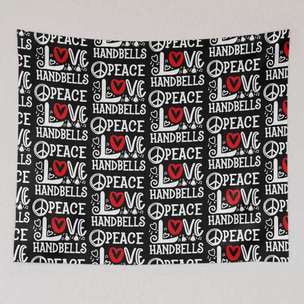Item preview, Peace Love Handbells For Choir Ringers designed and sold by SubtleSplit.