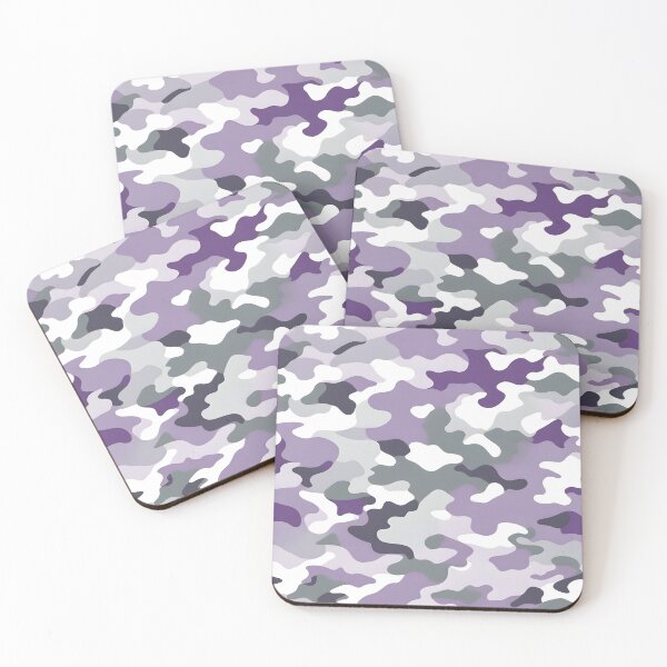Item preview, Copy of purple and Gray Camo Pattern designed and sold by TheCamoShop.