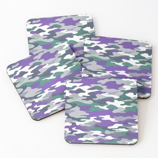 Item preview, Dark Green and Purple Camo Print designed and sold by TheCamoShop.
