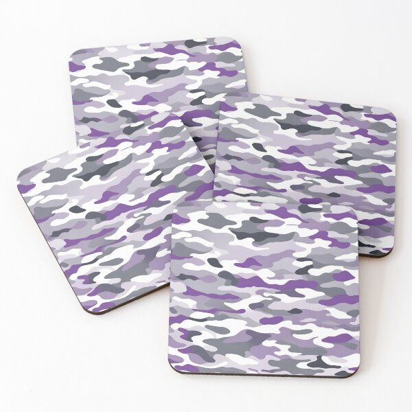 Item preview, Purple and Gray Camouflage Pattern designed and sold by TheCamoShop.