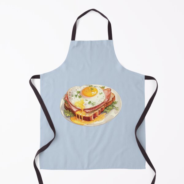 Item preview, Croque Madame Sandwich with Ham, Gruyere Cheese and Sunny Side Up Egg designed and sold by Alicia Chee.