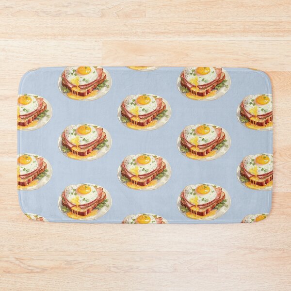 Item preview, Croque Madame Sandwich with Ham, Gruyere Cheese and Sunny Side Up Egg designed and sold by Alicia Chee.