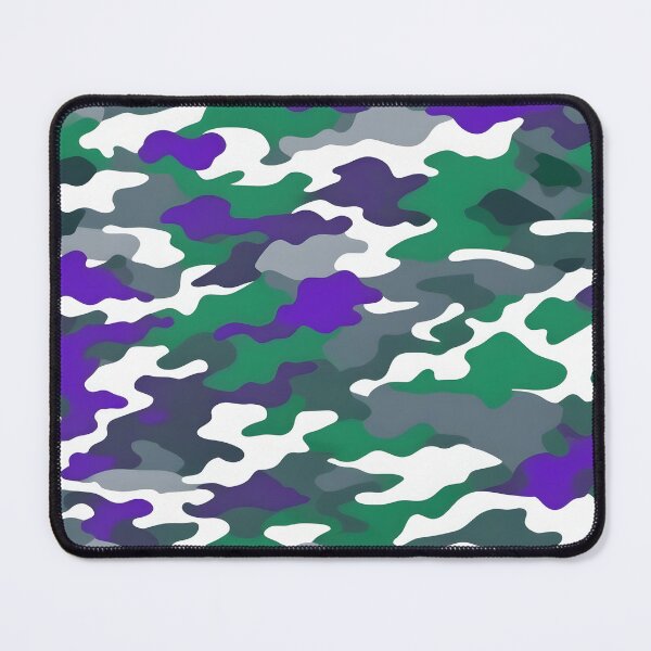 Item preview, Green and Purple Camo Pattern Print designed and sold by TheCamoShop.