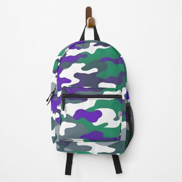 Item preview, Green and Purple Camo Pattern Print designed and sold by TheCamoShop.