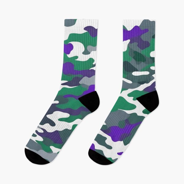 Item preview, Green and Purple Camo Pattern Print designed and sold by TheCamoShop.