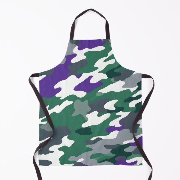 Item preview, Dark Green and Purple Camouflage Pattern Print designed and sold by TheCamoShop.