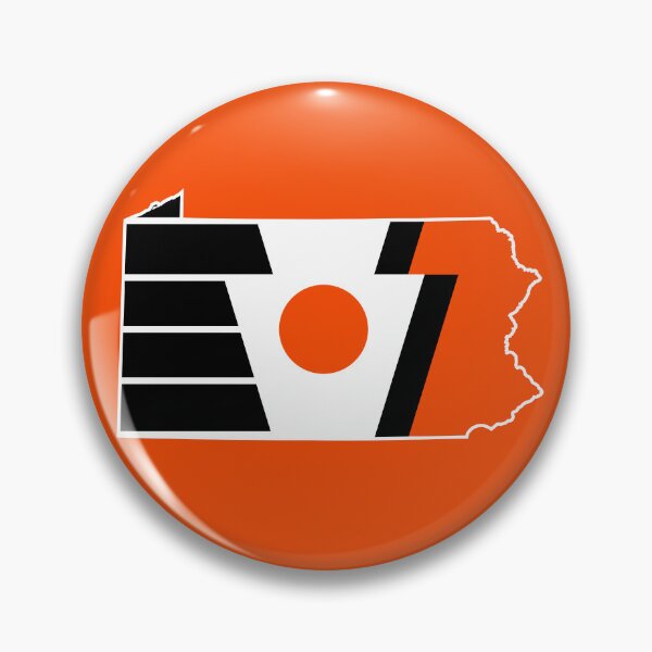 Item preview, Philly Hockey Keystone Flag Map designed and sold by Tara Stark.