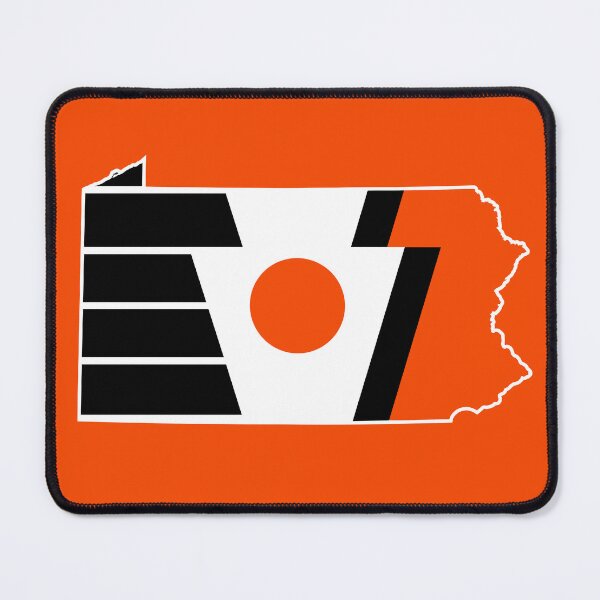 Item preview, Philly Hockey Keystone Flag Map designed and sold by Tara Stark.