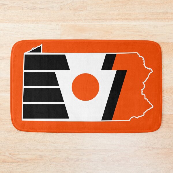 Item preview, Philly Hockey Keystone Flag Map designed and sold by Tara Stark.