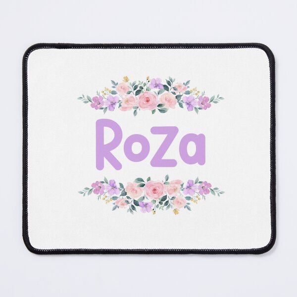 Item preview, Purple Flower Roza Name Label designed and sold by NormadWorld.