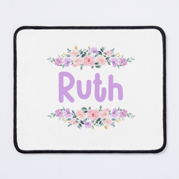 Item preview, Purple Flower Ruth Name Label  designed and sold by NormadWorld.
