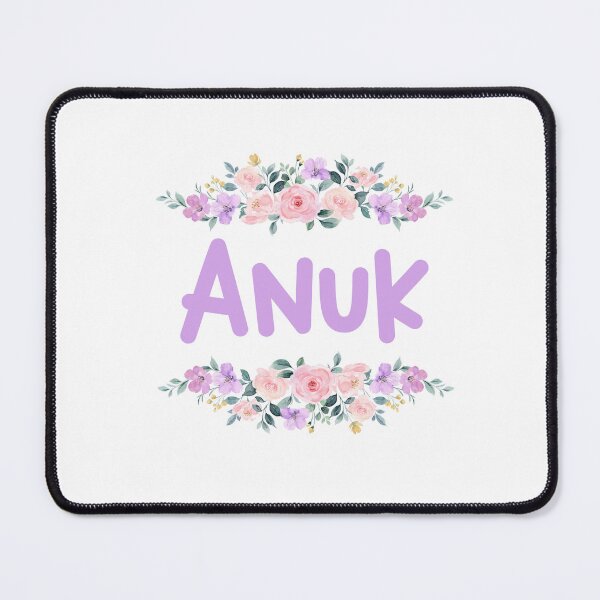 Item preview, Purple Flower Anuk Name Label designed and sold by NormadWorld.