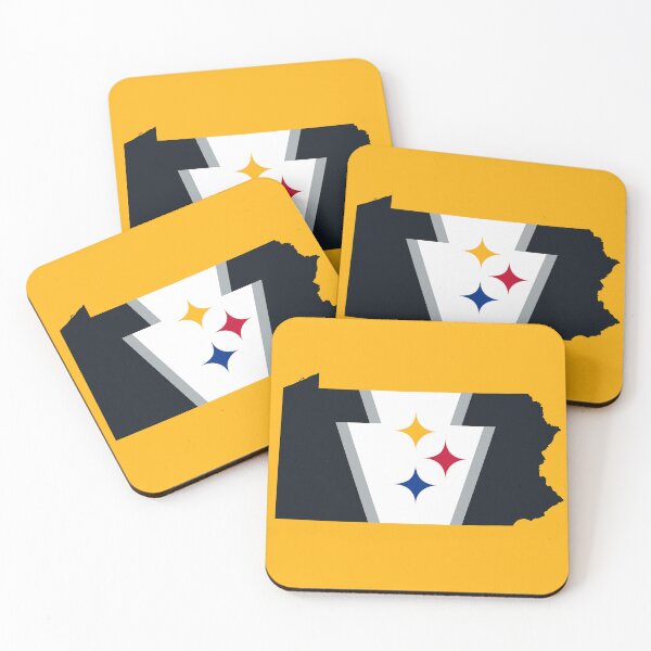 Item preview, Pittsburgh Football Keystone Flag Map designed and sold by Tara Stark.