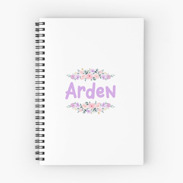 Item preview, Purple Flower Arden Name Label  designed and sold by NormadWorld.