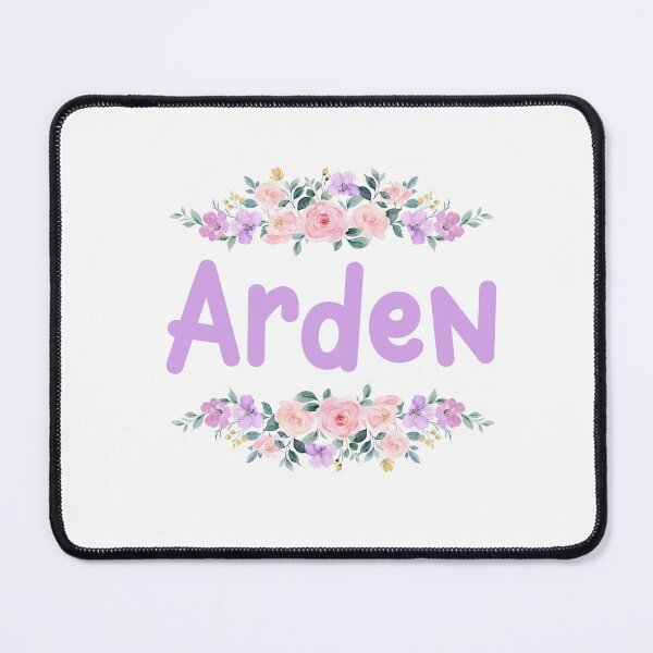 Item preview, Purple Flower Arden Name Label designed and sold by NormadWorld.