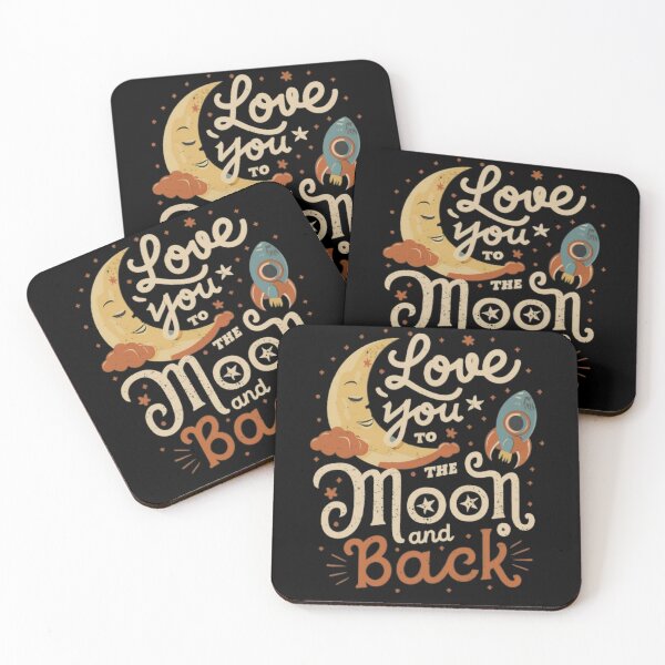 Item preview, I love you to the moon and back designed and sold by PlanetMarker.