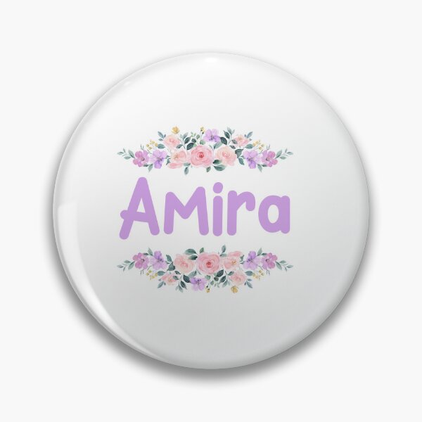 Item preview, Purple Flower Amira Name Label designed and sold by NormadWorld.