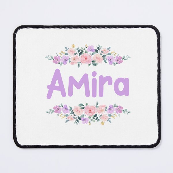 Item preview, Purple Flower Amira Name Label designed and sold by NormadWorld.