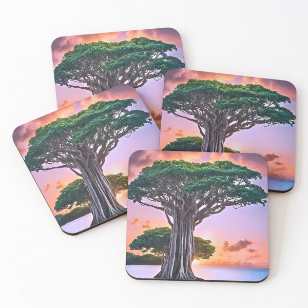 Item preview, Towering Majestic Banyan Tree Sunset designed and sold by Fredster1966.