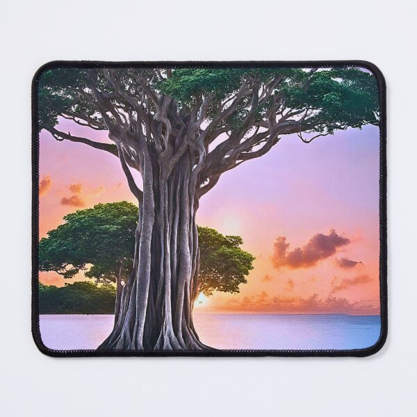Item preview, Towering Majestic Banyan Tree Sunset designed and sold by Fredster1966.