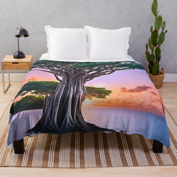 Item preview, Towering Majestic Banyan Tree Sunset designed and sold by Fredster1966.