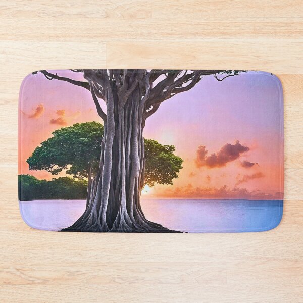 Item preview, Towering Majestic Banyan Tree Sunset designed and sold by Fredster1966.