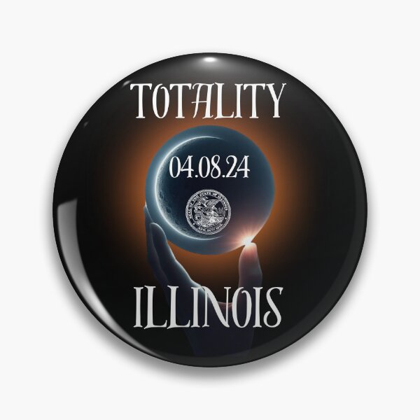 Artikelvorschau, Totalität – Totale Sonnenfinsternis 2024 – Illinois entworfen und verkauft von HausKatz.