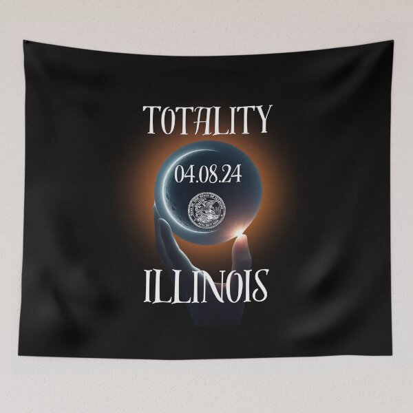 Item preview, Totality - Total Solar Eclipse 2024 - Illinois designed and sold by HausKatz.