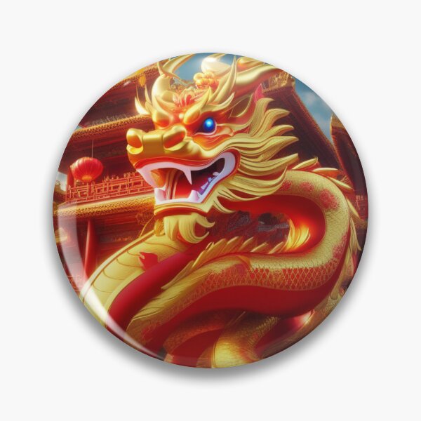 Item preview, Festive dragon celebrates Lunar New Year designed and sold by helenonfire.