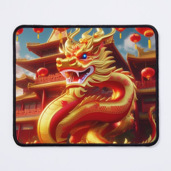 Item preview, Festive dragon celebrates Lunar New Year designed and sold by helenonfire.